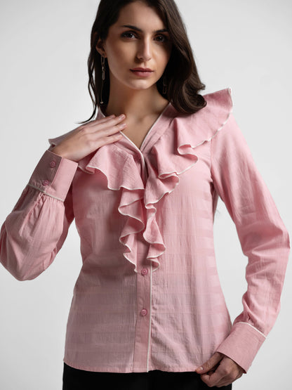 Baby Overlock Top - Pink