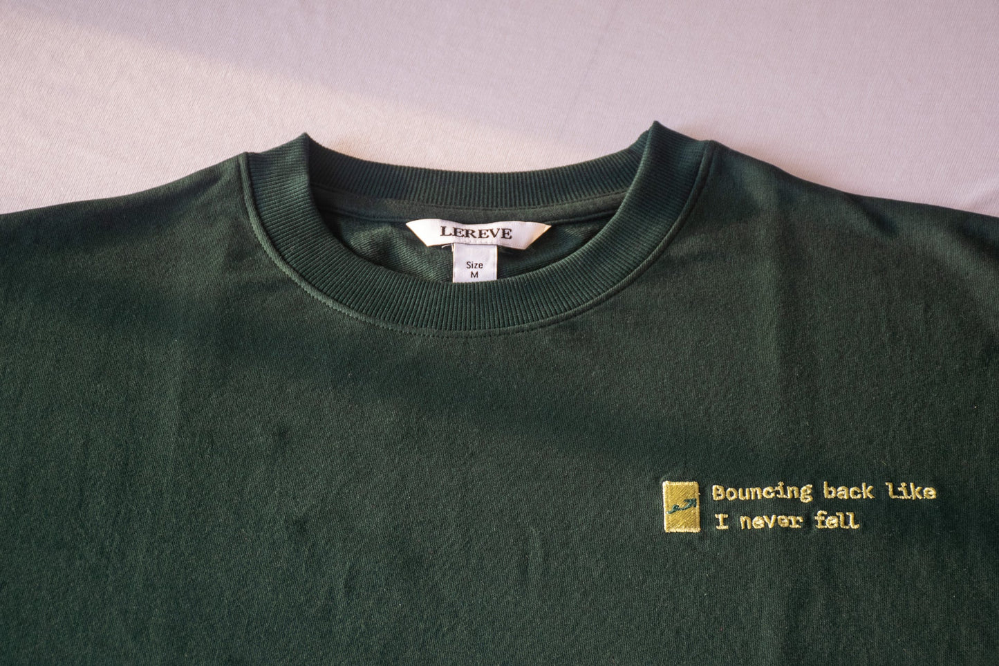 Oversized Tee in Forest Green