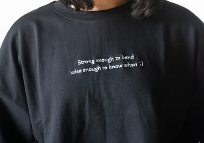 Oversized Tee In Black