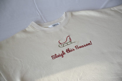 Oversized Sweatshirt In Cream