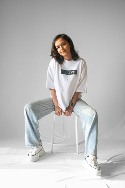 Oversized Tee In White