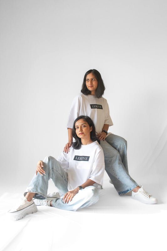 Oversized Tee In White