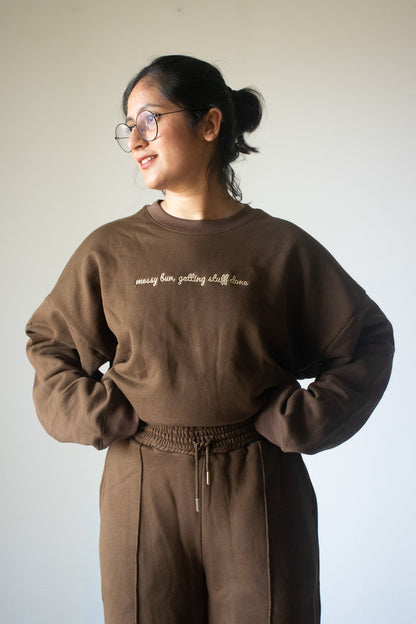 Sweatpants In Coffee Brown