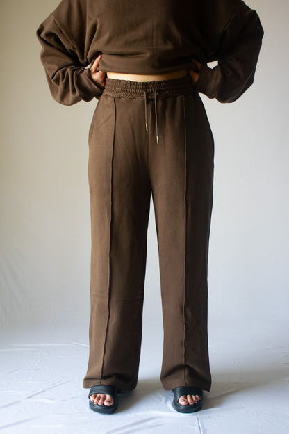 Sweatpants In Coffee Brown