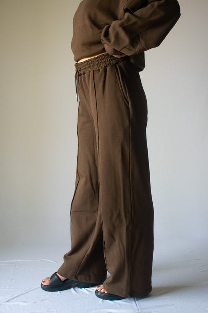 Sweatpants In Coffee Brown