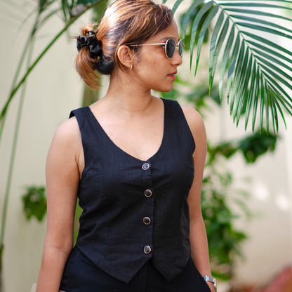 Espresso Noir Waistcoat