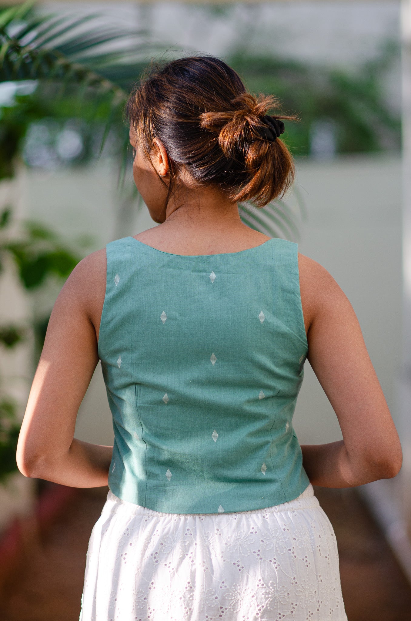 Mint Scoop Neck Top