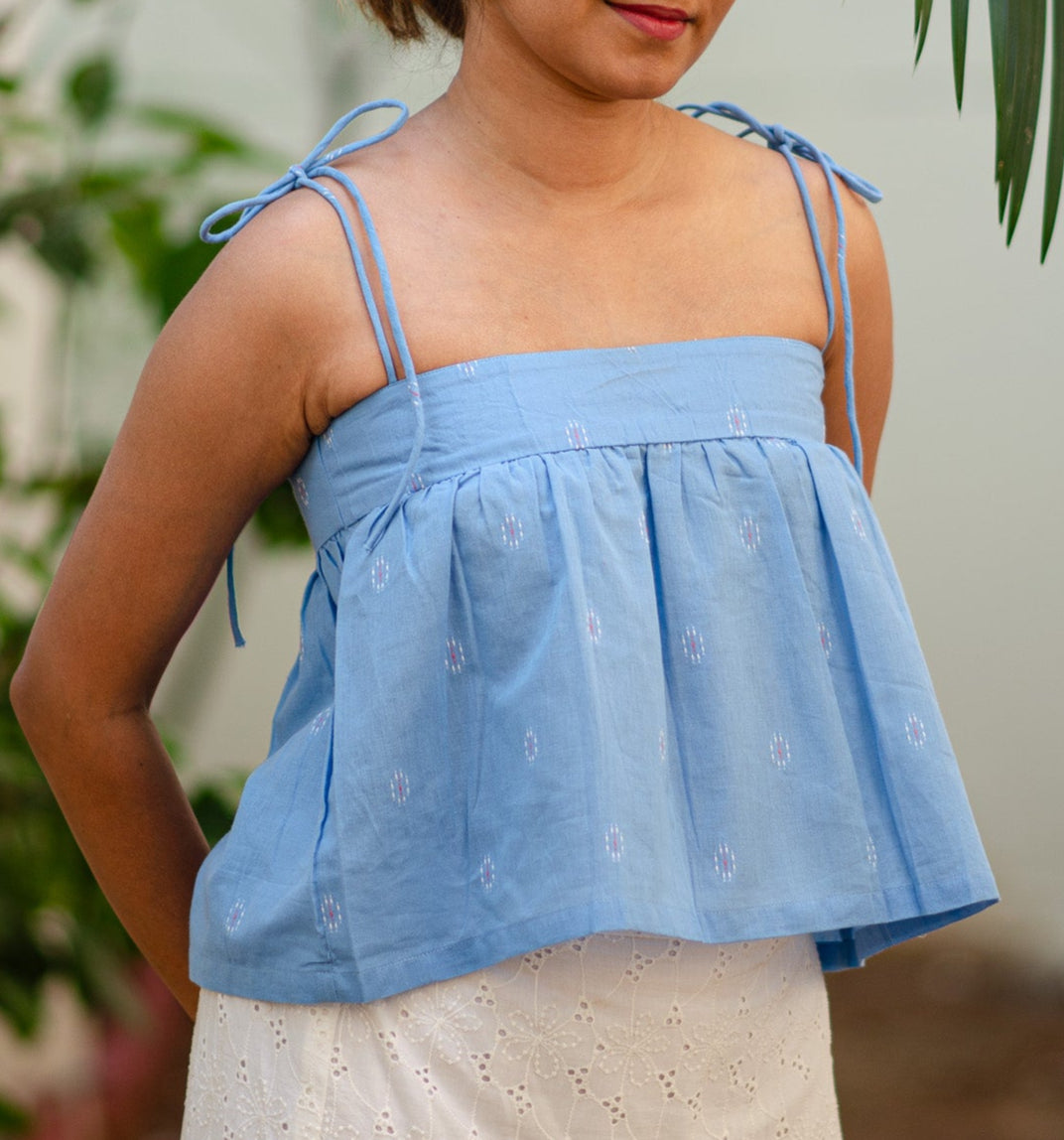 Blueberry Noodle-Strap Top