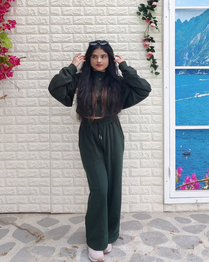 Sweatpants In Forest Green