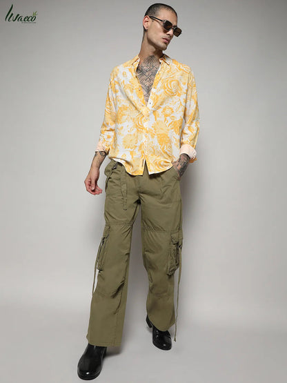 Ecoliva Contrast Botanical Shirt
