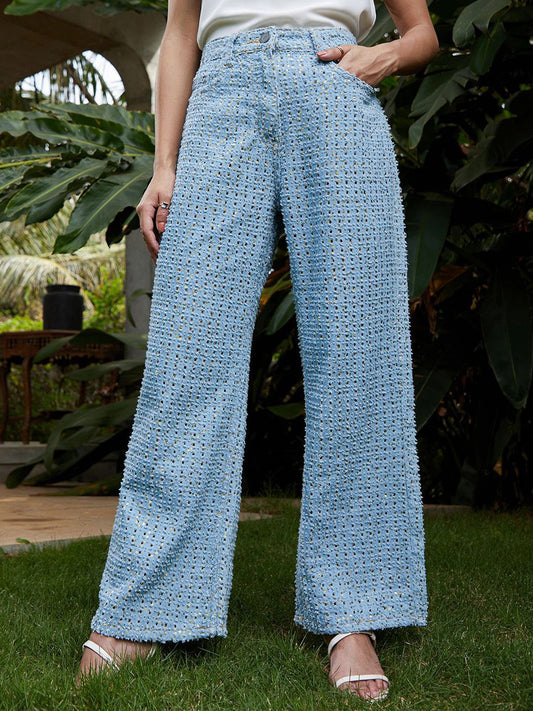 Women Cotton Comfort Relaxed Fit Stretchable Jeans