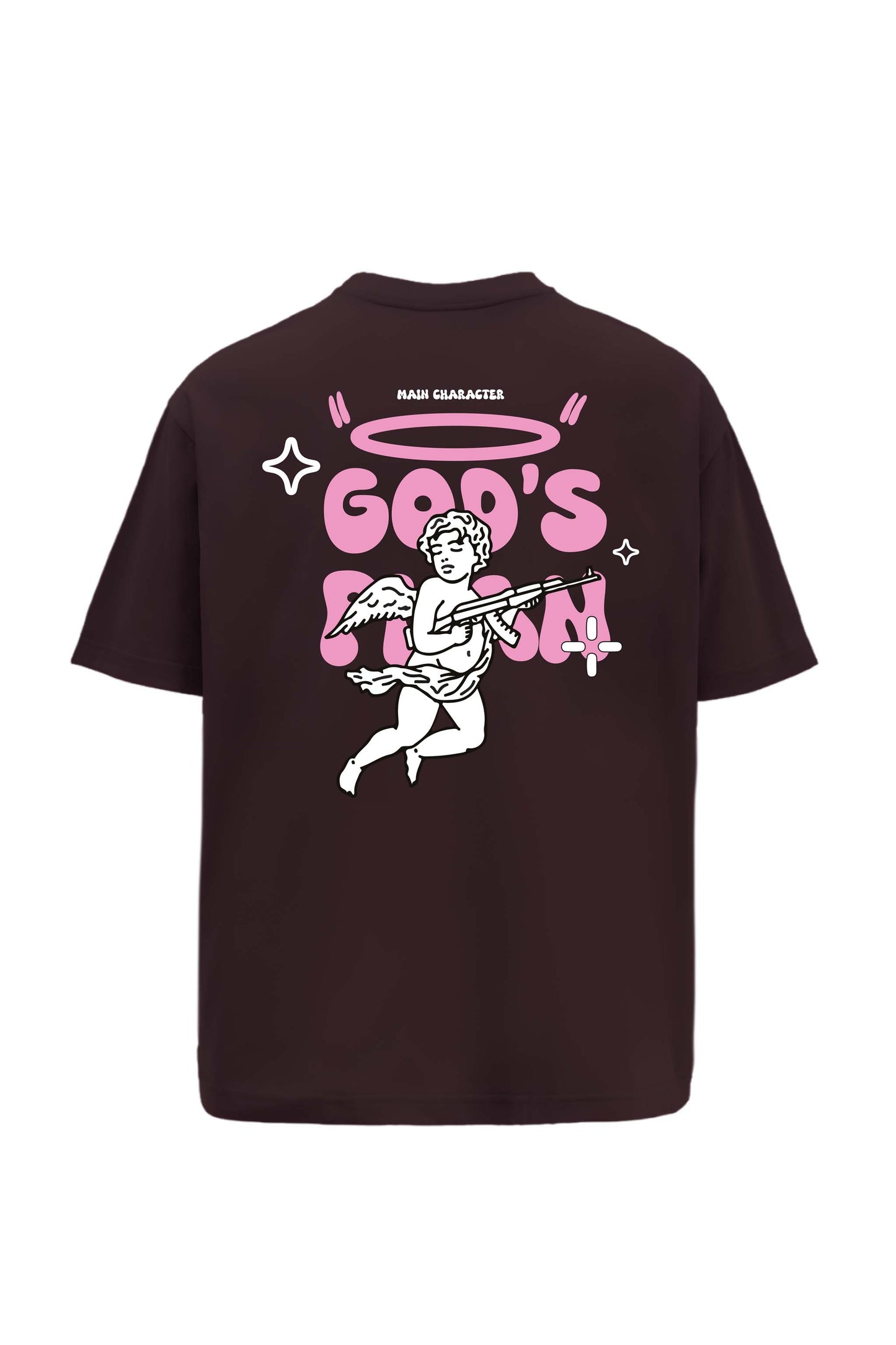God's Plan Brown Oversized T-Shirt