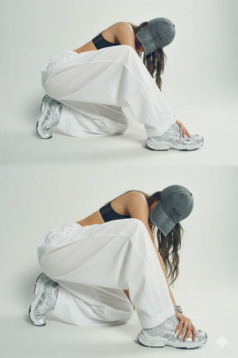 Drift Tech Parachute Pants - White
