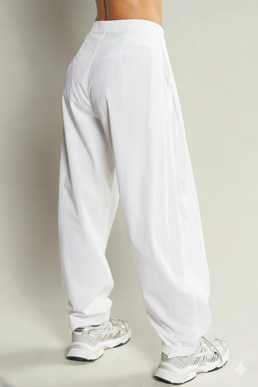 Drift Tech Parachute Pants - White
