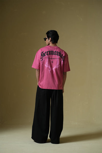 Germanica Pink Oversized T-Shirt
