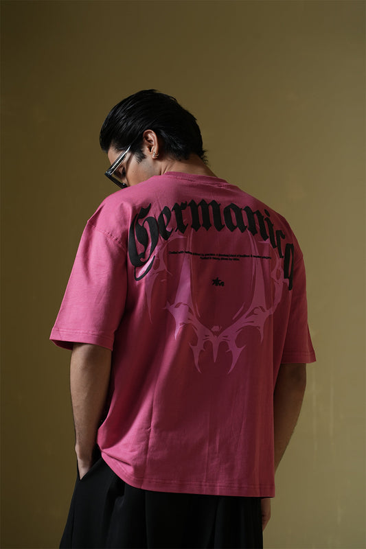Germanica Pink Oversized T-Shirt