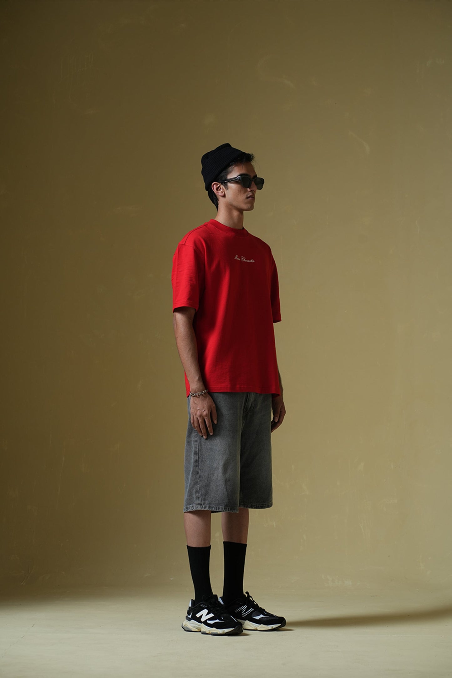 God'S Fav Child Red Oversized T-Shirt