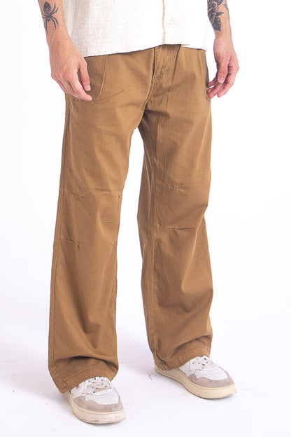 Herringbone Pants: Brown