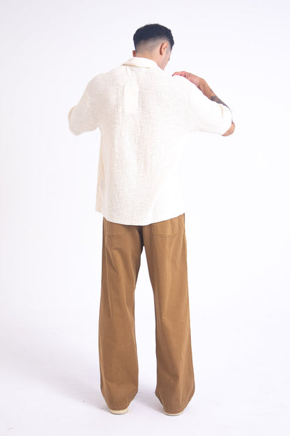 Herringbone Pants: Brown