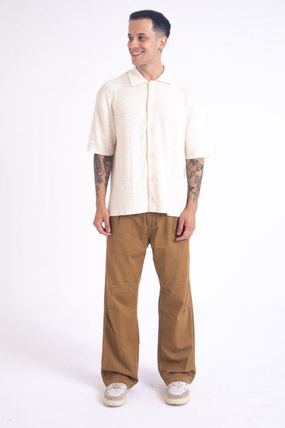 Herringbone Pants: Brown