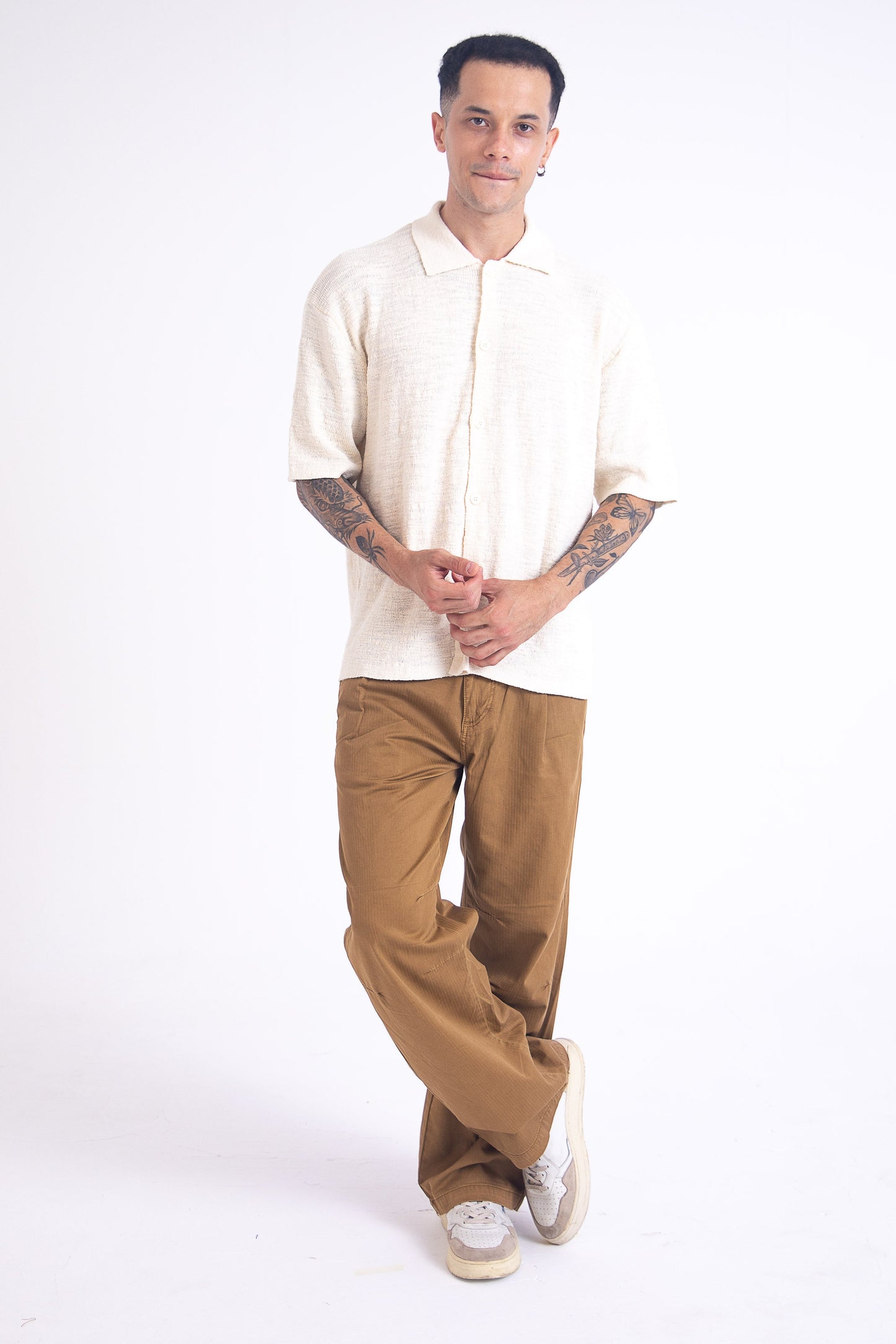Herringbone Pants: Brown
