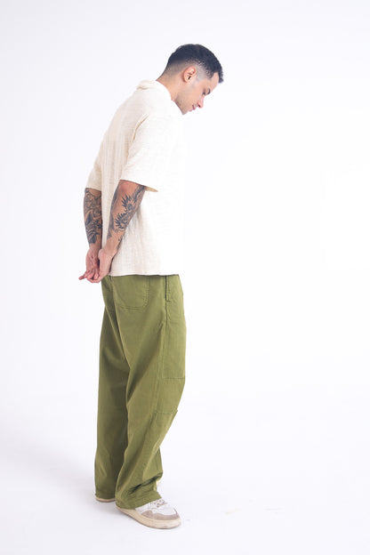 Herringbone Pants: Green