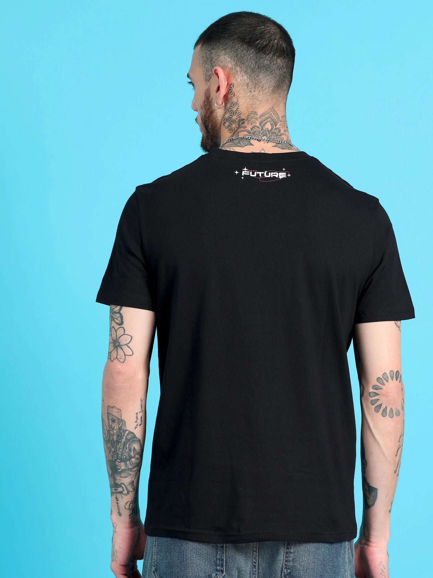 Men FUTURE Printed Regular Fit T-Shirt