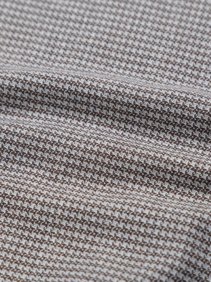 Brownstone Houndstooth Knit Shirt