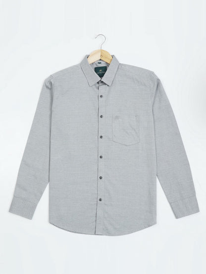 Ash Grey Formal Shirt