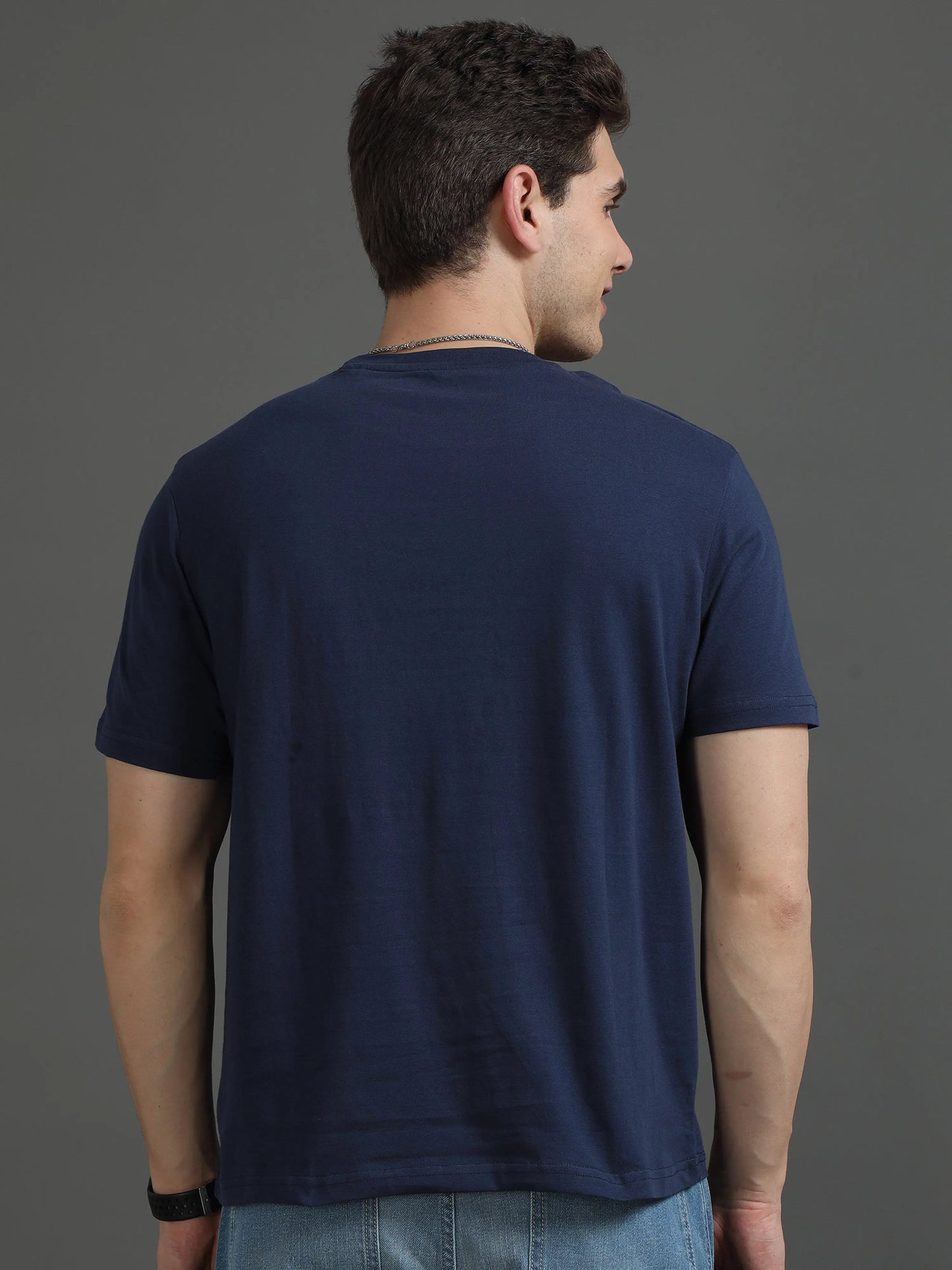 Men THE FUTURE Printed Regular Fit T-Shirt