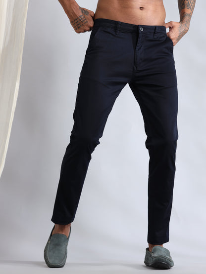 Organic Navy Formal Trouser
