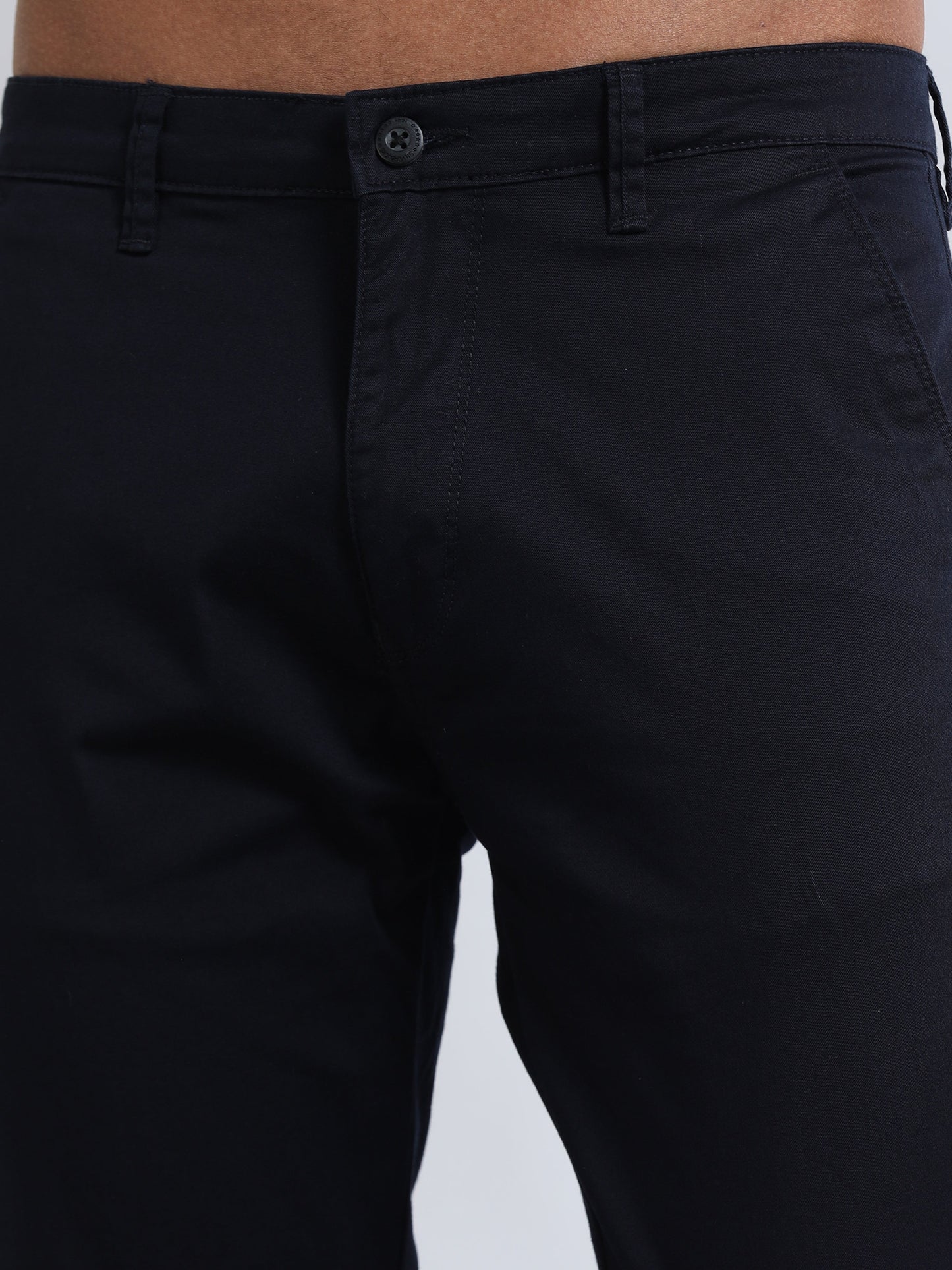 Organic Navy Formal Trouser