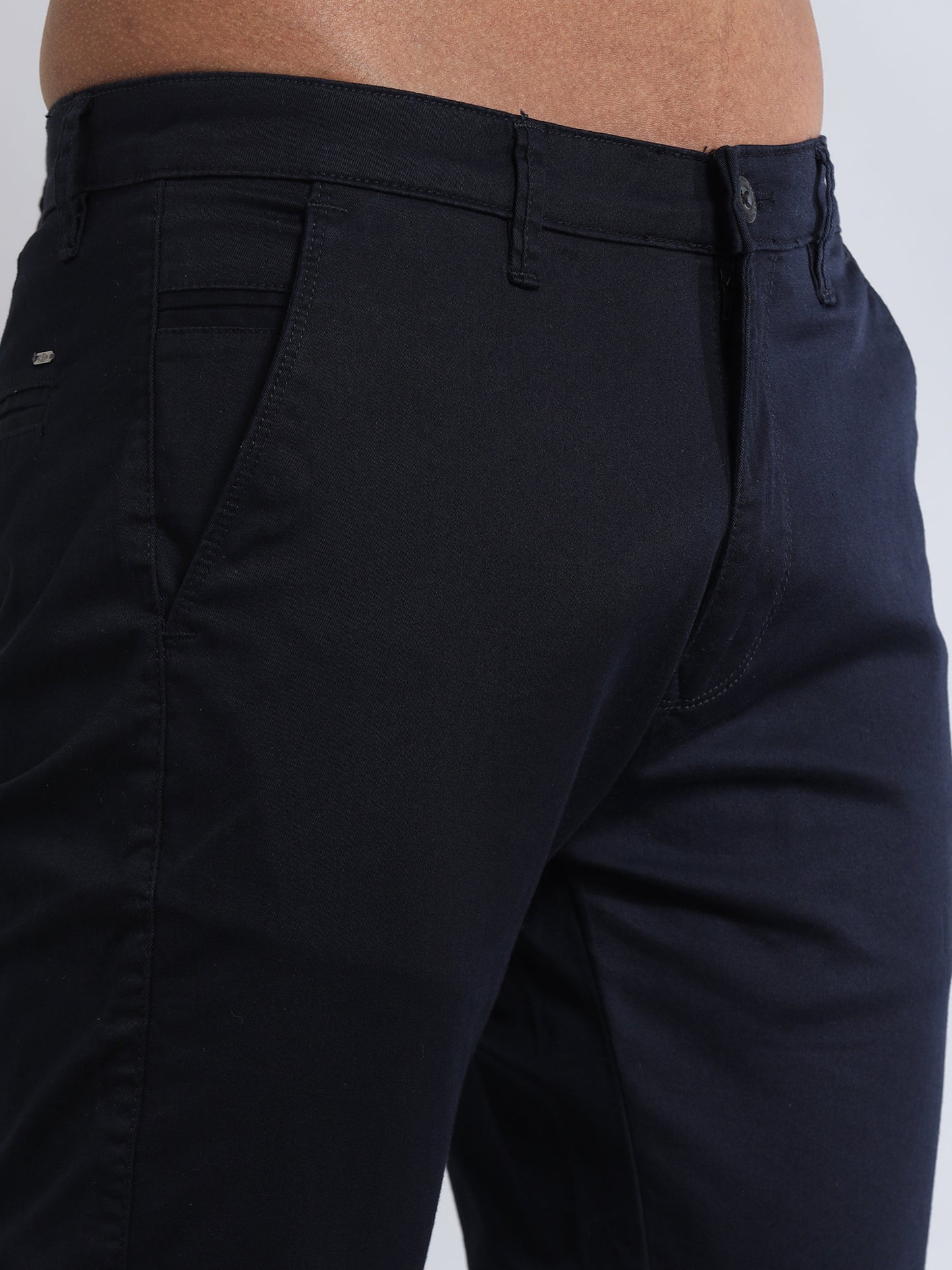 Organic Navy Formal Trouser