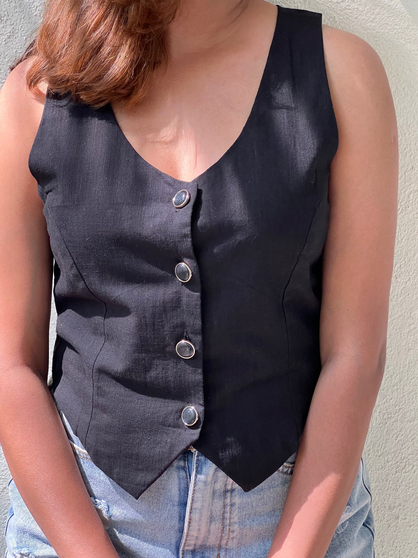 Espresso Noir Waistcoat