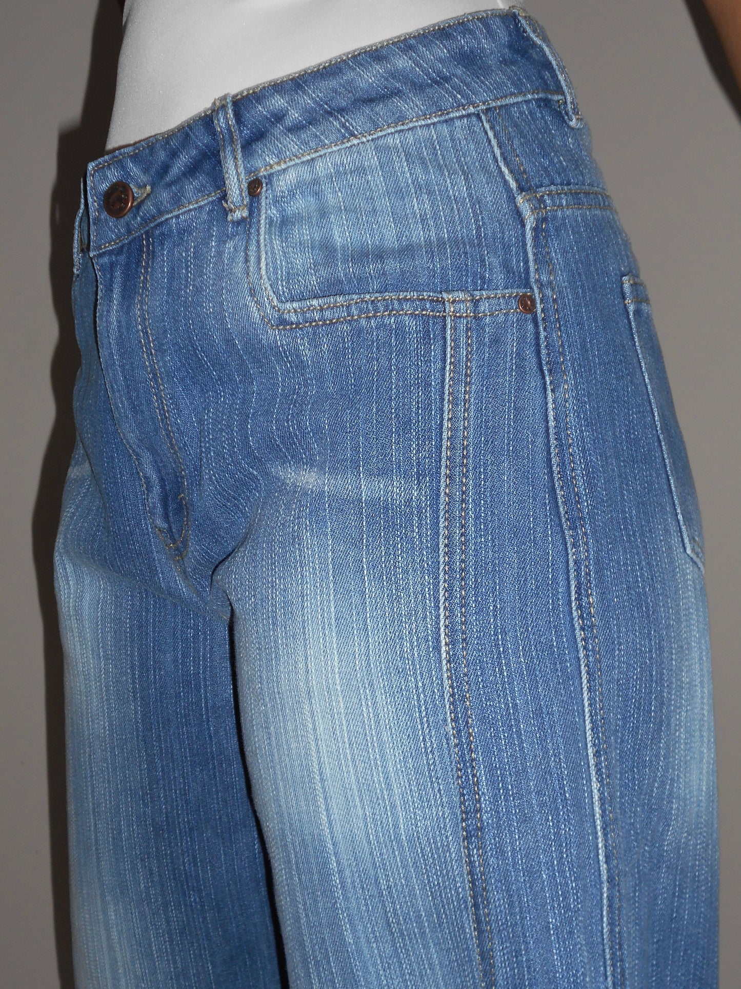 Blue Crush Slub Skater Fit Jeans
