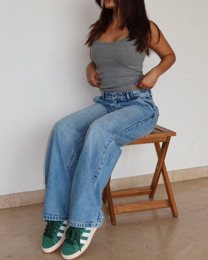 Insta Glam Wide Leg Jeans
