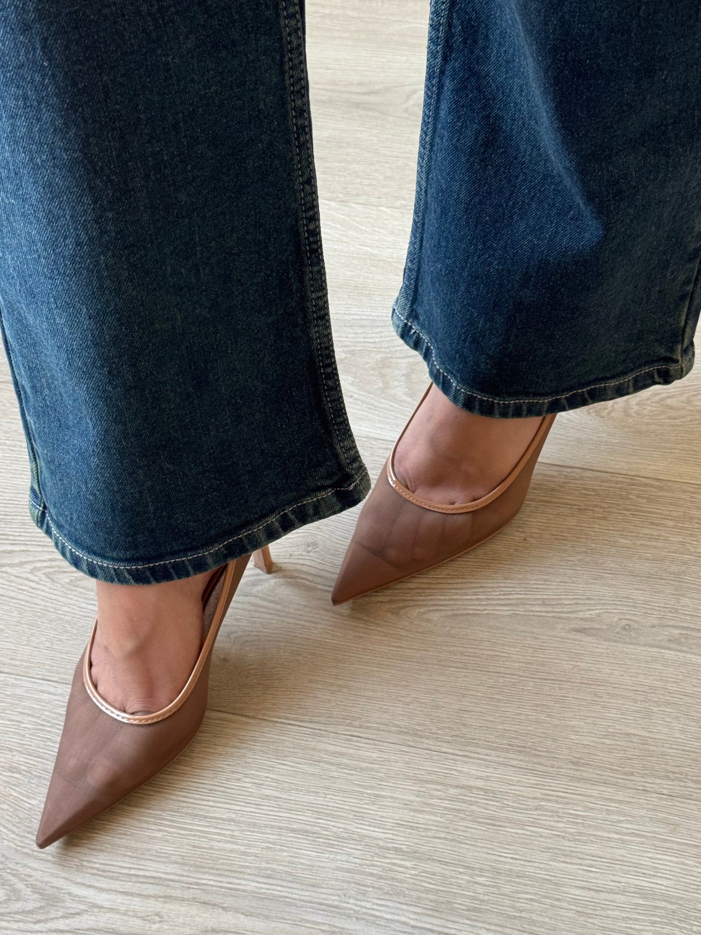 Cosmic Blue Dad Fit Straight Jeans