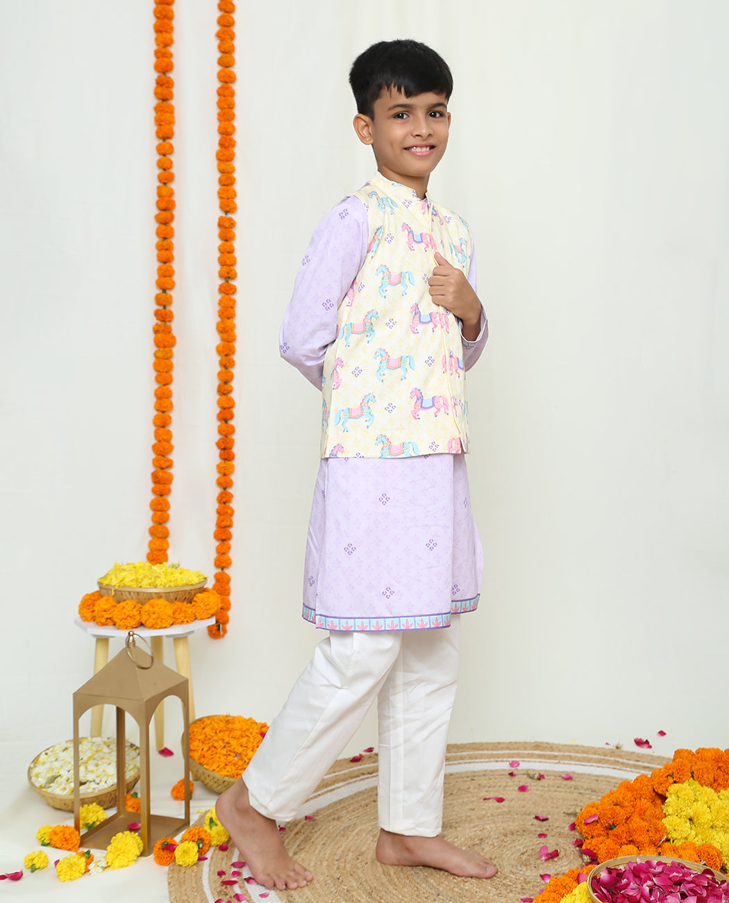 Shahi Ghoda Bandi, Kurta Pyjama set