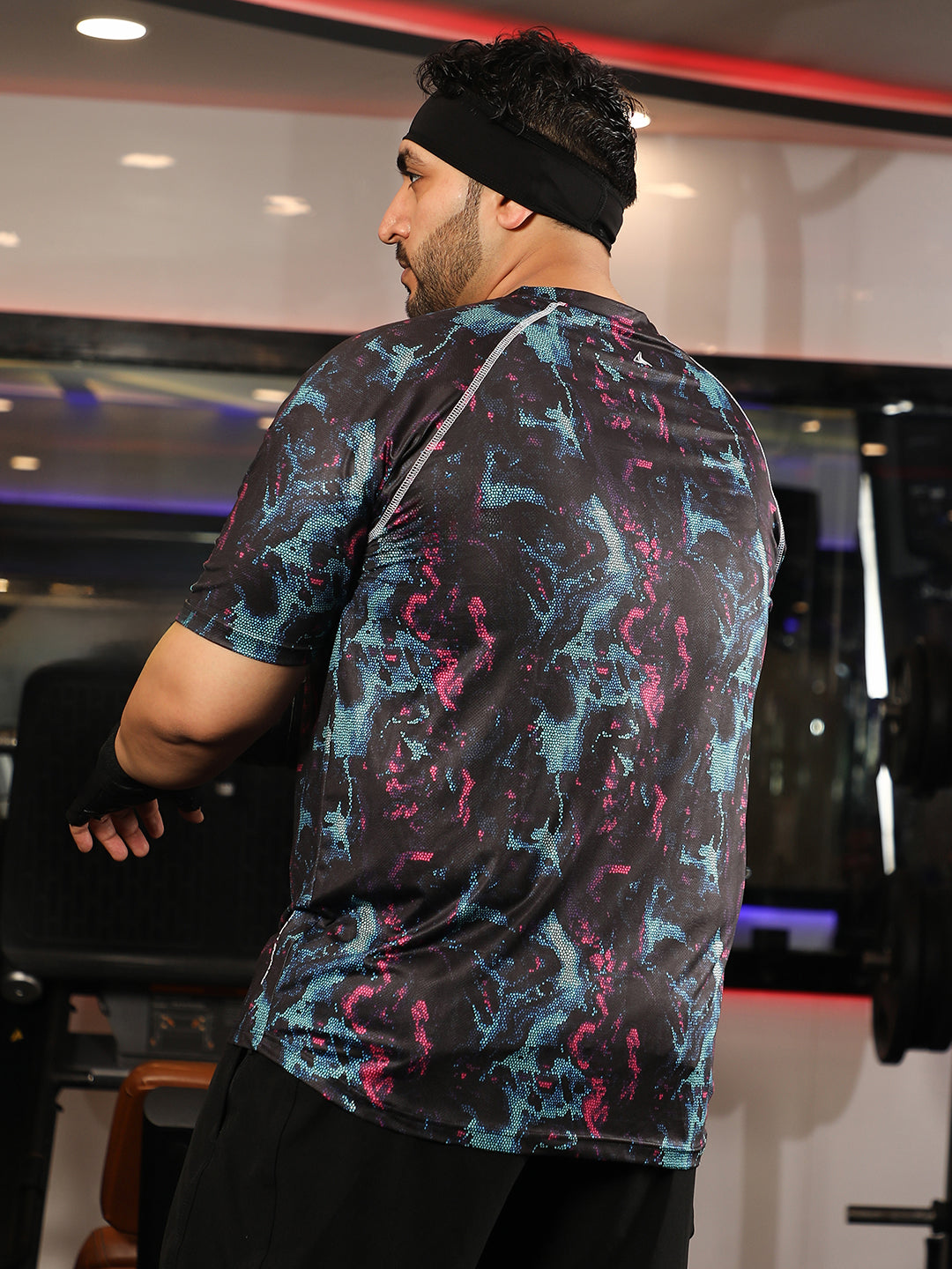Abstract Activewear T-Shirt