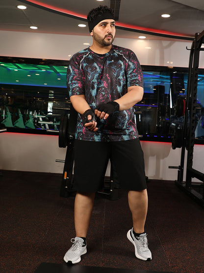 Abstract Activewear T-Shirt