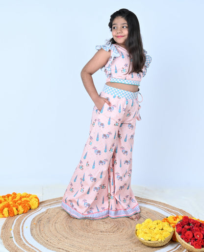 Natkhat Bandar Palazzo and Crop Top