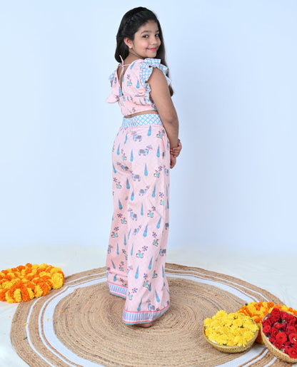 Natkhat Bandar Palazzo and Crop Top