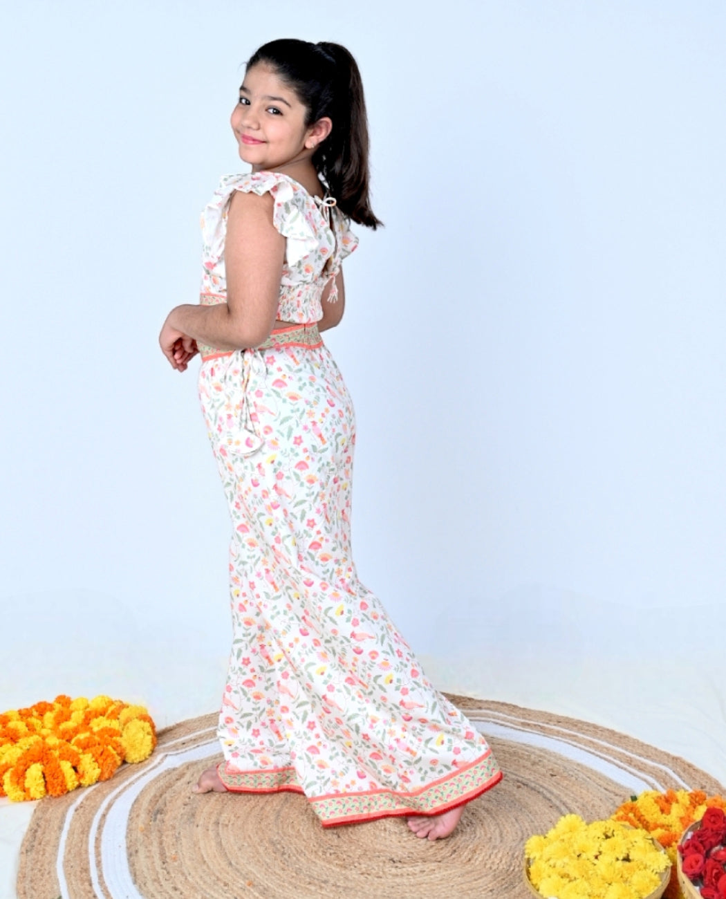 Surili Bulbul Palazzo and crop top