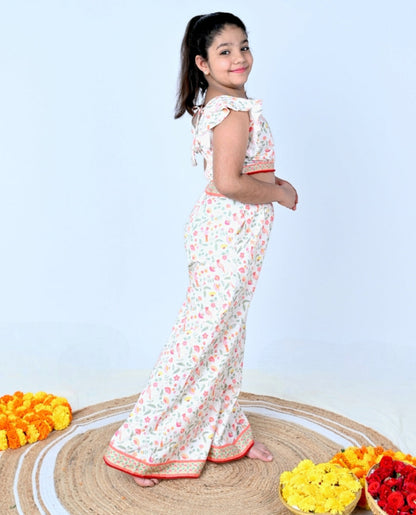 Surili Bulbul Palazzo and crop top