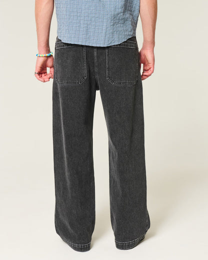 Concrete Wave Loose Straight Fit Jeans