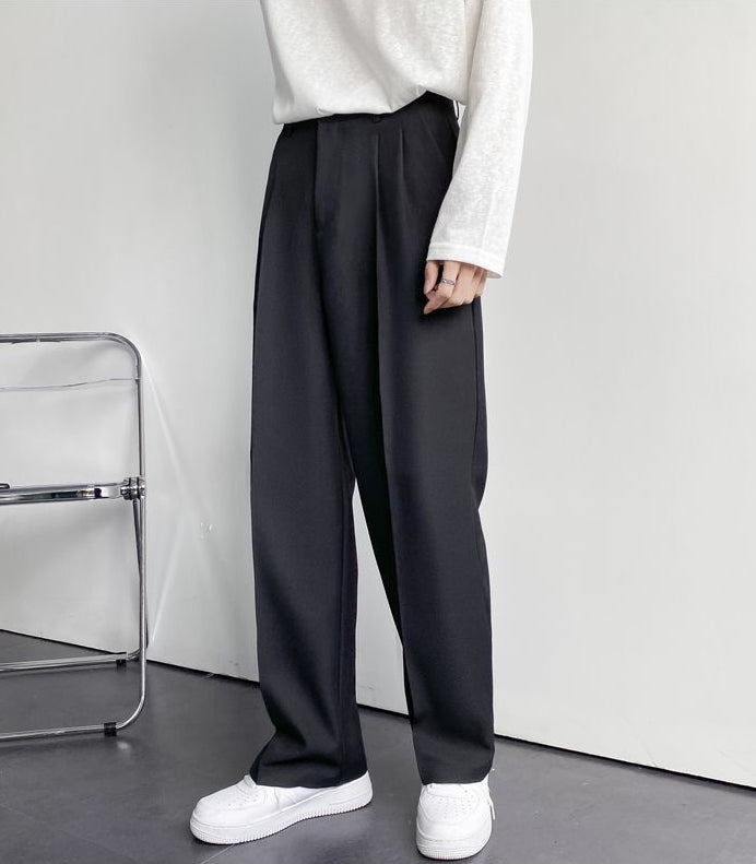 Korean Baggy Loose Fit Pants For Men - White