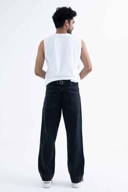 Metro Comfort Loose Jeans: Ash Black