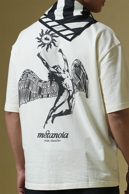 Metanoia Cream Oversized T-Shirt