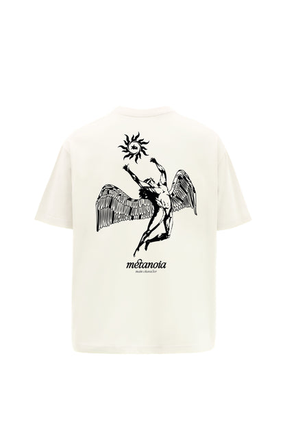 Metanoia Cream Oversized T-Shirt