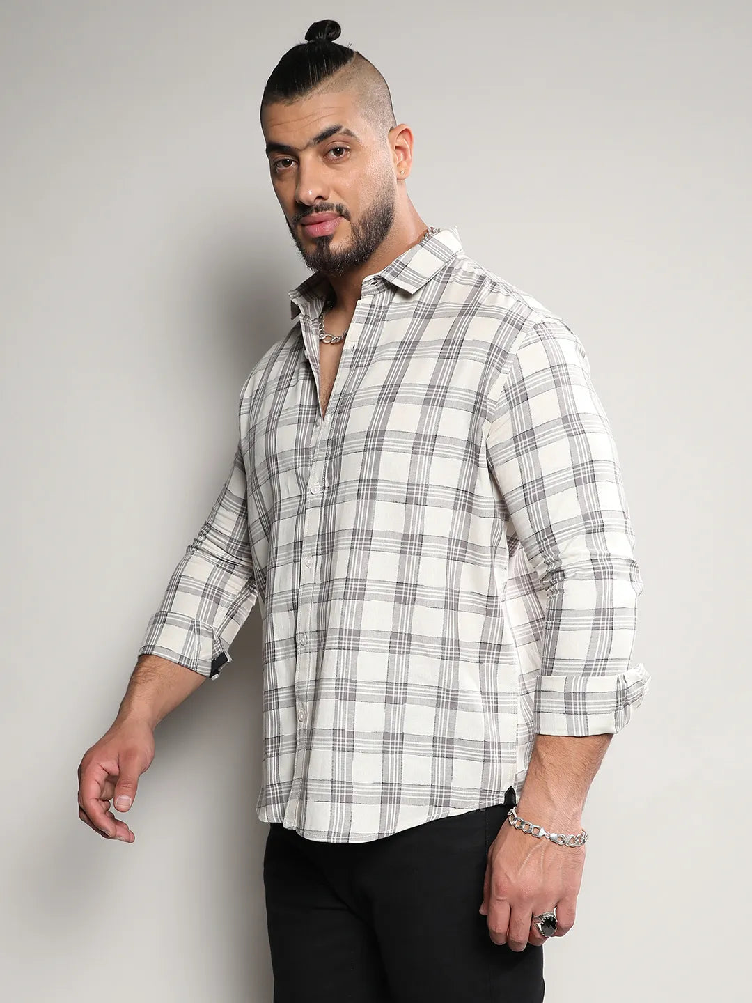Multicolour Checkered Casual Shirt